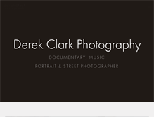 Tablet Screenshot of derekclarkphotography.com